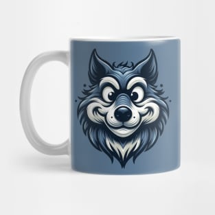 Crazy Wolf Funny Mug